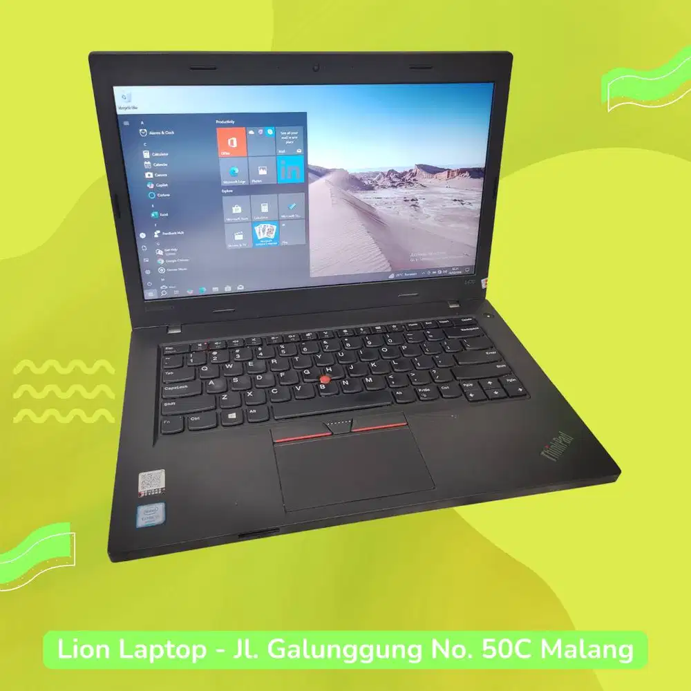 Double VGA Core i5 RAM 8 SSD Lenovo Thinkpad L470 [08|07]
