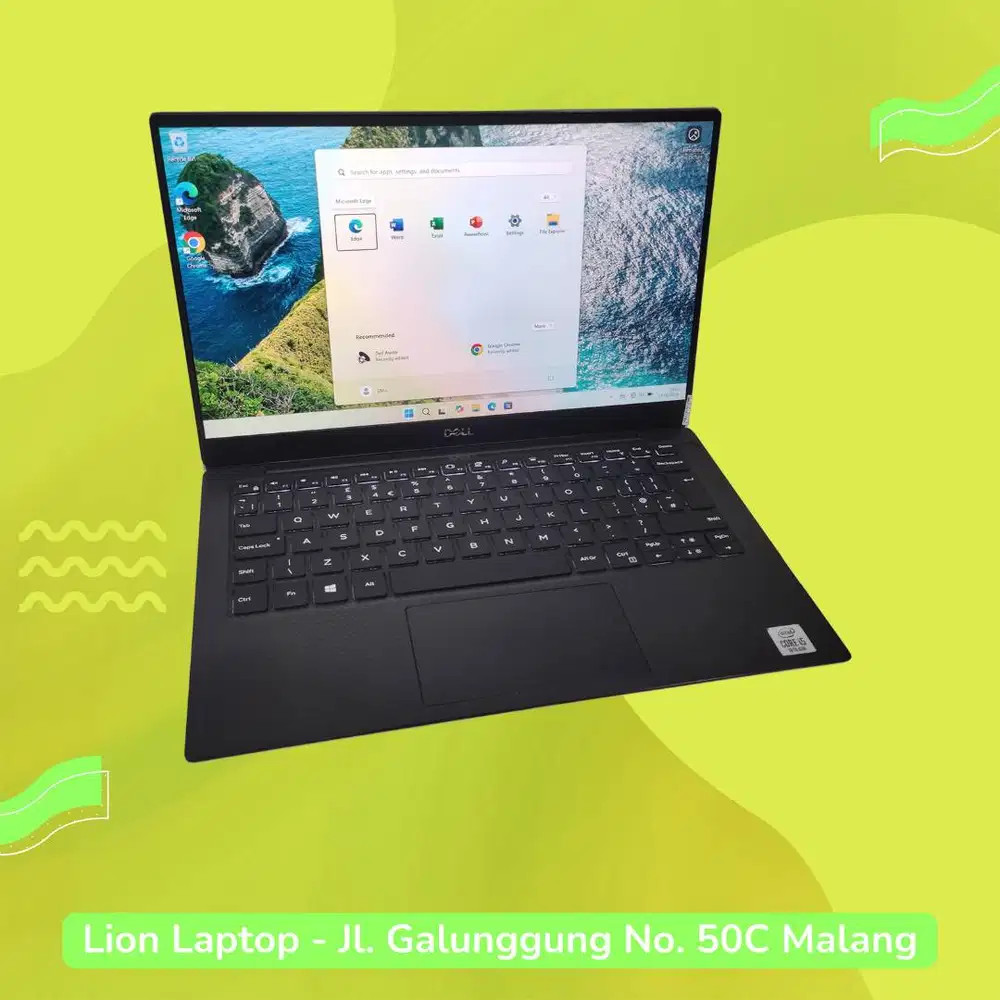 Slim & Ringan Core i5 gen 10 RAM 8 SSD 256 DELL XPS 13 7390 [08|07]