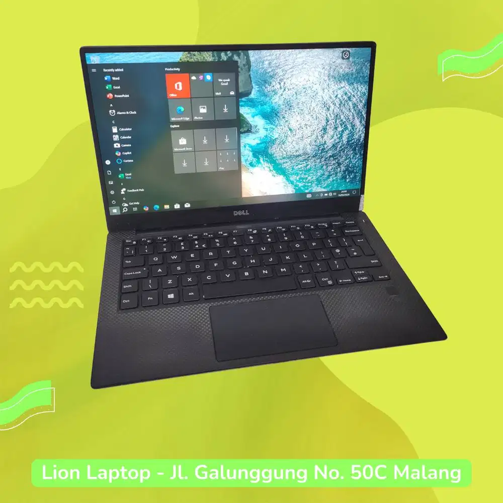 Slim & Ringan Core i7 RAM 8 SSD 256 DELL XPS 13 9360 [08|07]