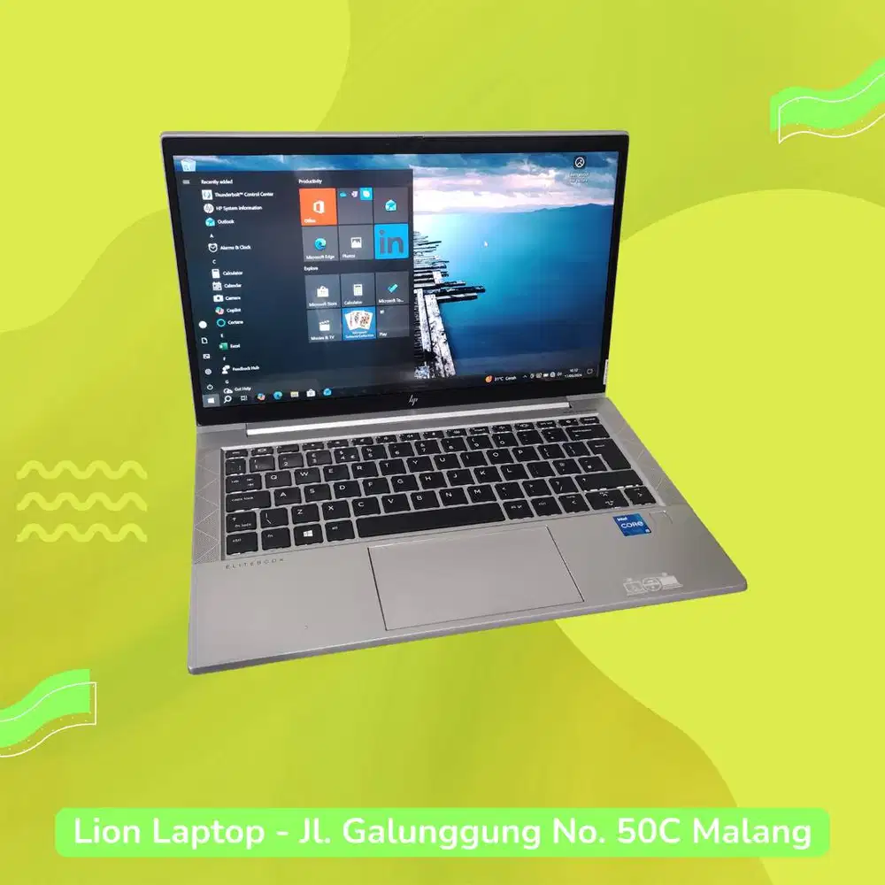 Alumunium Body Core i5 Gen 11 8/256 Slim HP Elitebook 830 G8 [08|07]