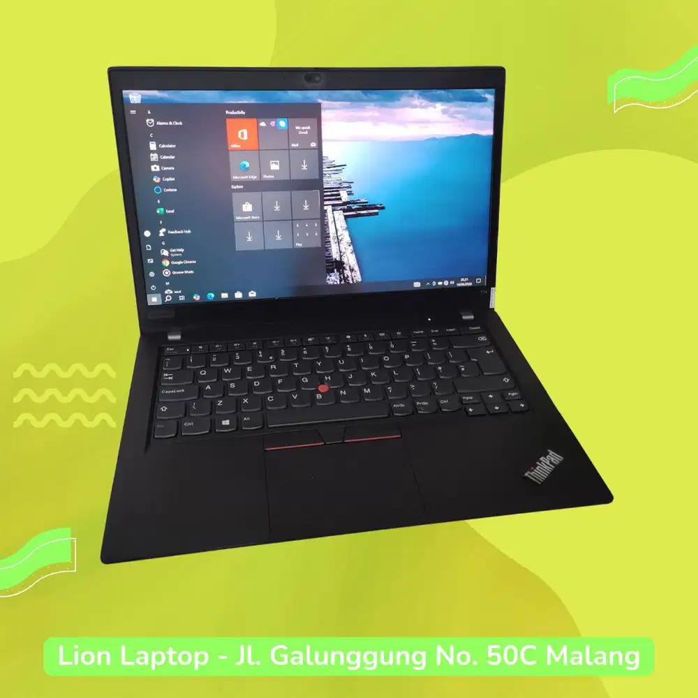RYZEN 7-5850U (8 CORE) RAM 16GB SSD 256GB Desain/Gaming Lenovo Thinkpa