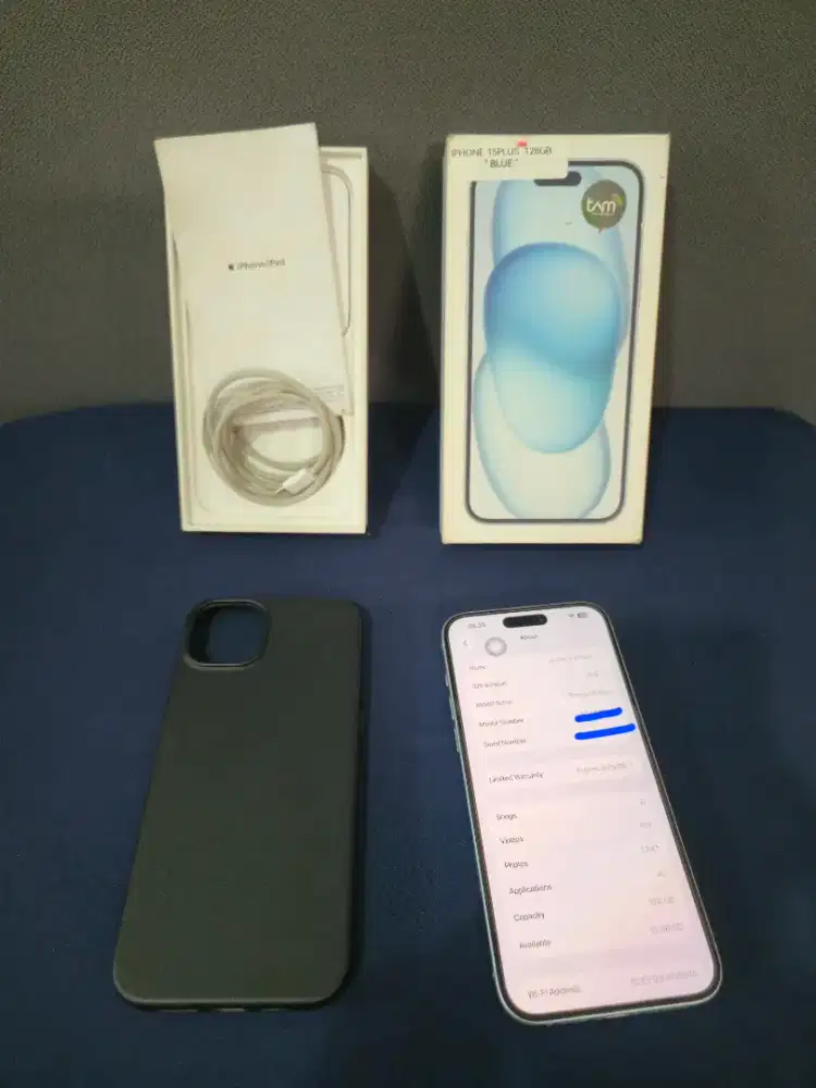 JUAL Iphone 15 Plus 128 GB Ibox Fullset Garansi IBOX