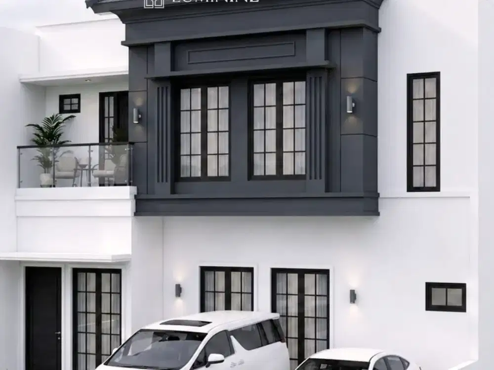 rumah brandnew tahap bangun dekat kawasan komersial di bsd city