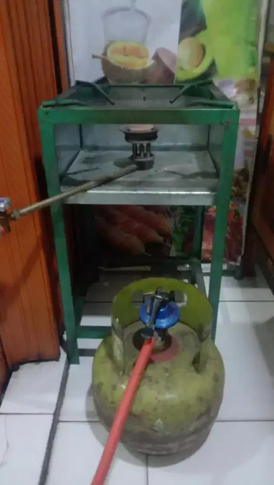 Kompor mawar plus regilator dan tabung melon