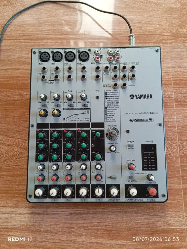 Yamaha mixer 16 digital effect second ori mulus