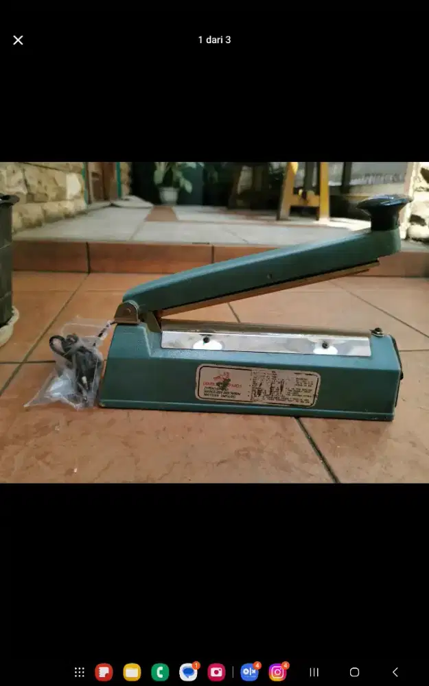 Mesin sealer merk double leopard sp-200h