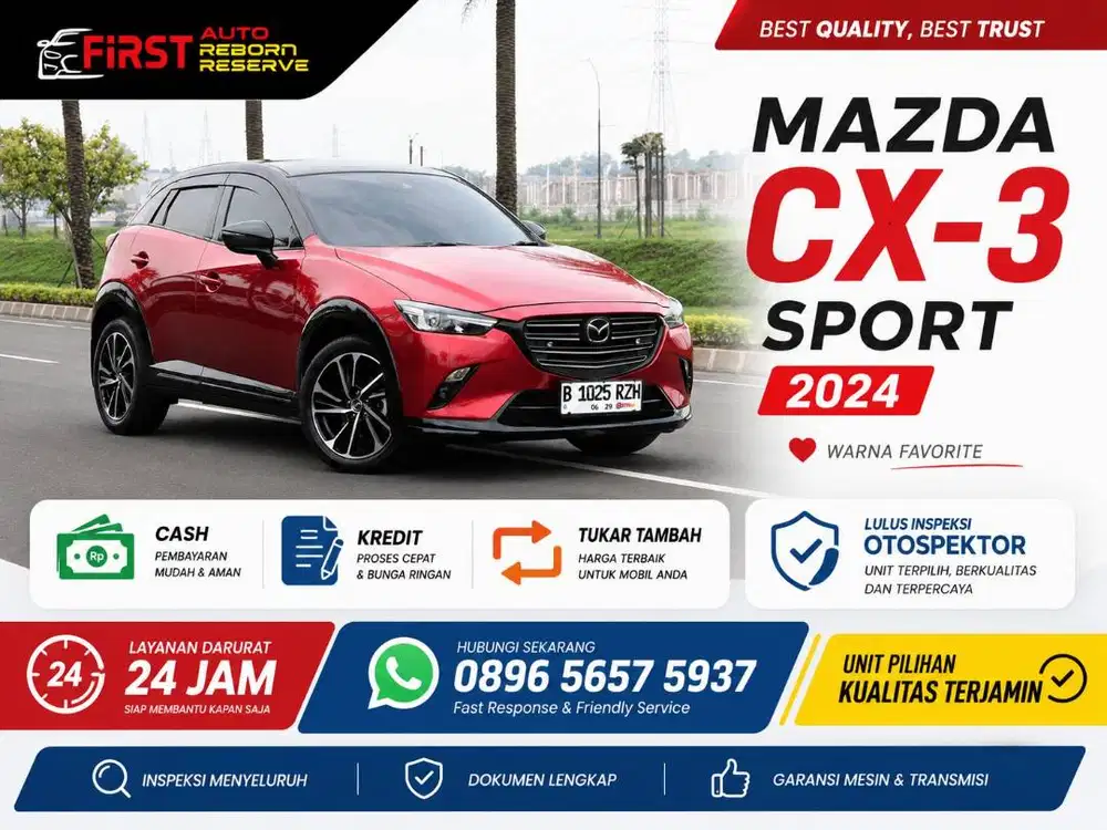 MAZDA CX-3 Sport 2024 Red