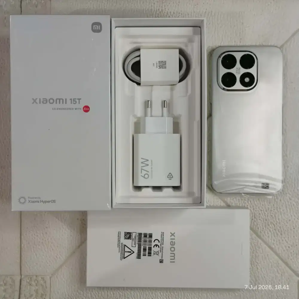 XIAOMI 15T RAM 12/512 FULLSET BARU AJA OPEN BOX