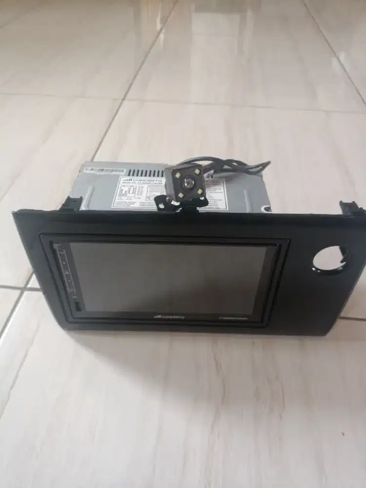 Head unit mobil + camera parkir