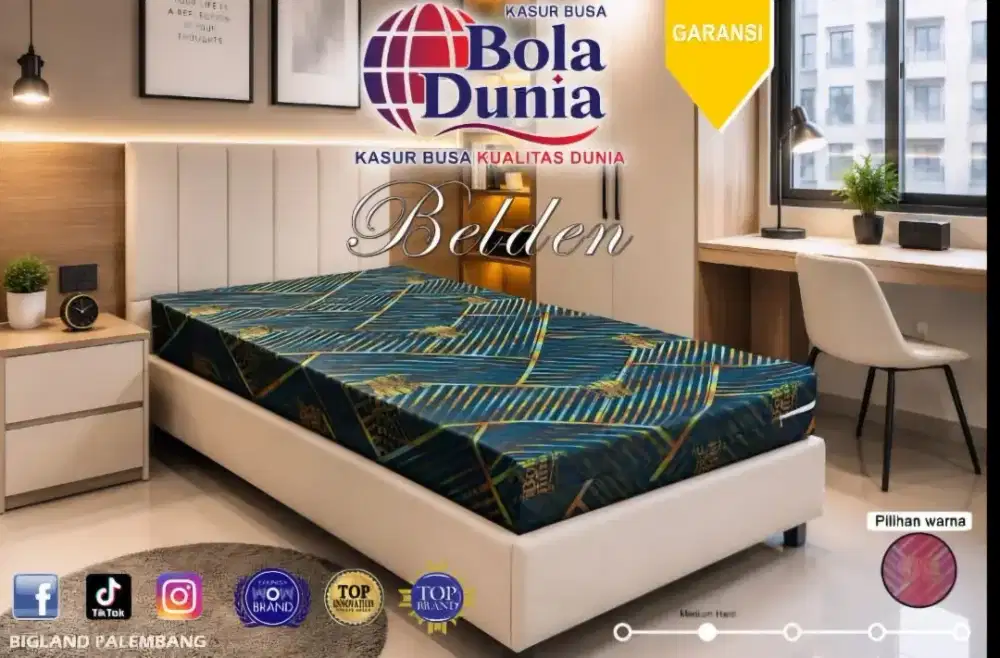 1 BADAN BUSA BOLA DUNIA BELDEN TEBAL 14 CM PADAD
