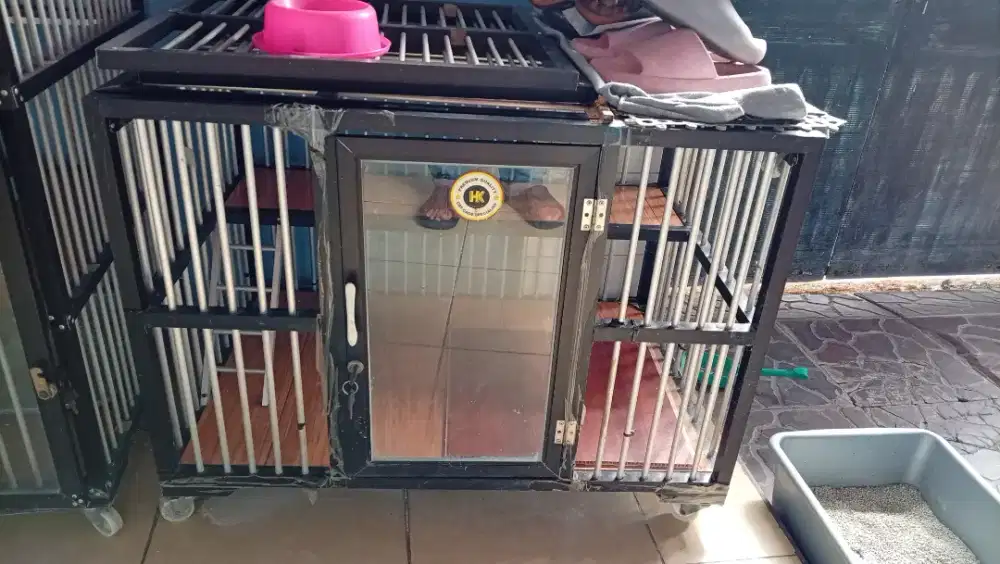 Di jual kandang kucing Stainless masih bagus