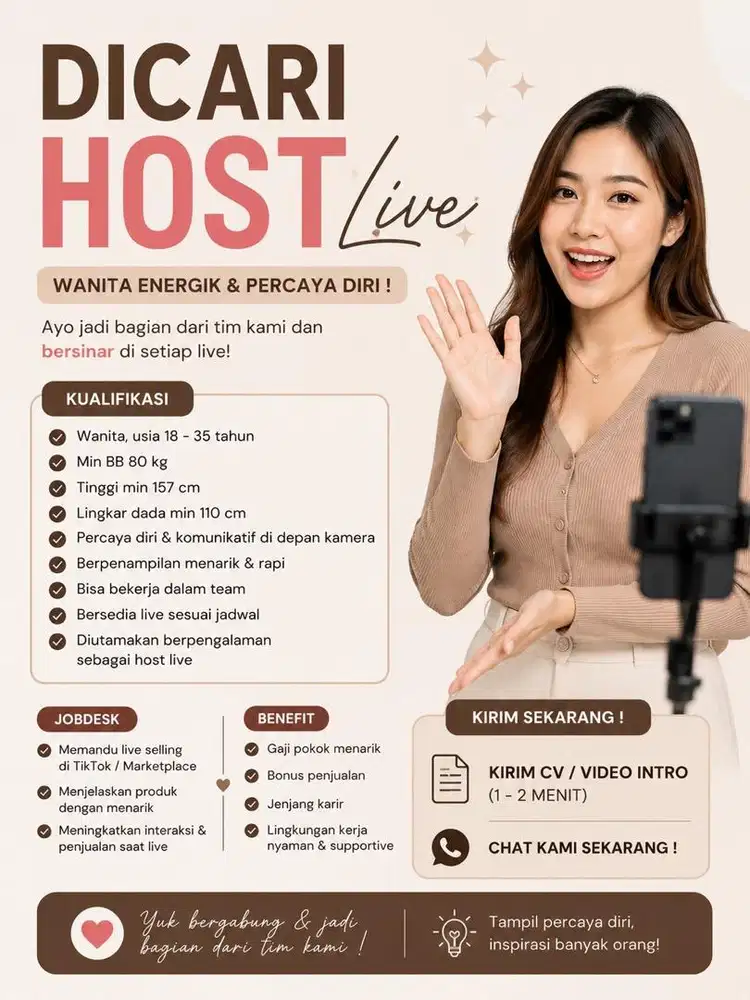Host wanita gemoy