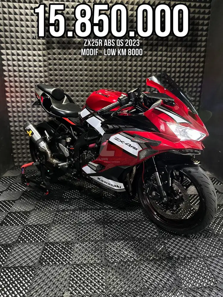 ZX25R OR ZX 25 R ABS QS 2023 MODIF LOW KM 8XXX RAWATAN SUPERB UNIT