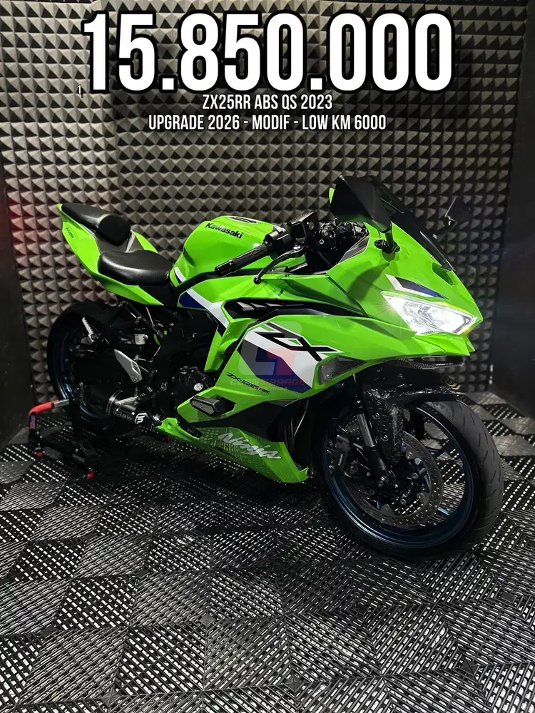 ZX25RR OR ZX 25 RR ABS QS 2023 UPGRADE 2026 MODIF LOW KM 6XXX RAWATAN