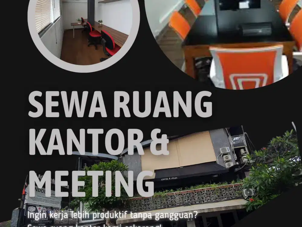 Disewakan Ruang Meeting dan Ruang Kantor Harian
