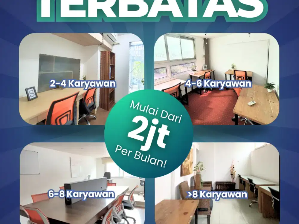 Disewakan Ruang kantor Murah di Kemang