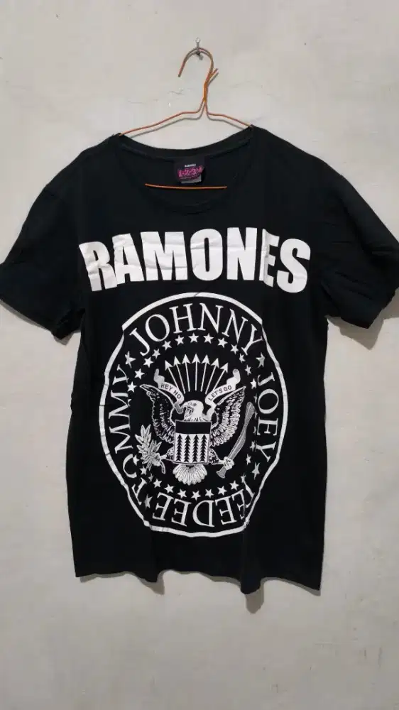 Original Ramones Kaos Band Buit Up No metallica acdc avenged h&m cdg