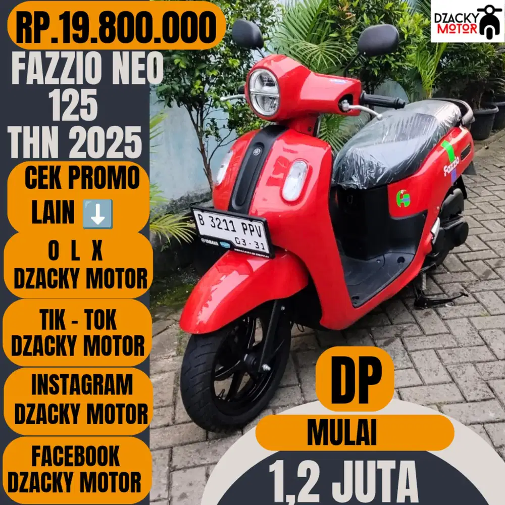 FAZZIO NEO 125 2025. SECOND LIKE NEW
