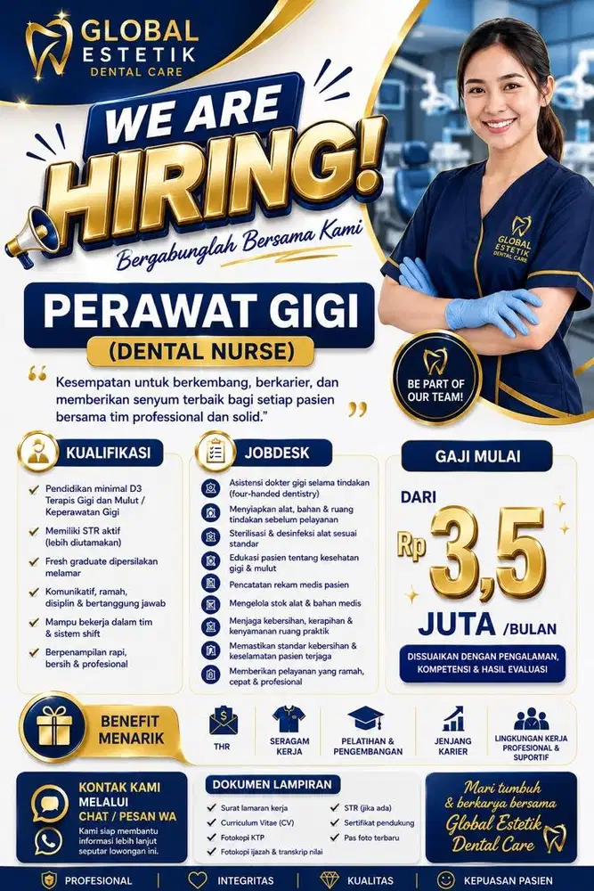 Lowongan Kerja Perawat Gigi