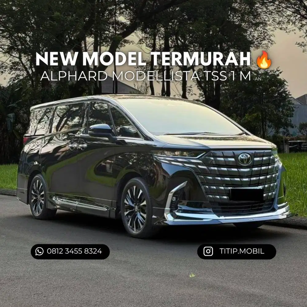 [CASH] Toyota Alphard Modellista TSS 2025