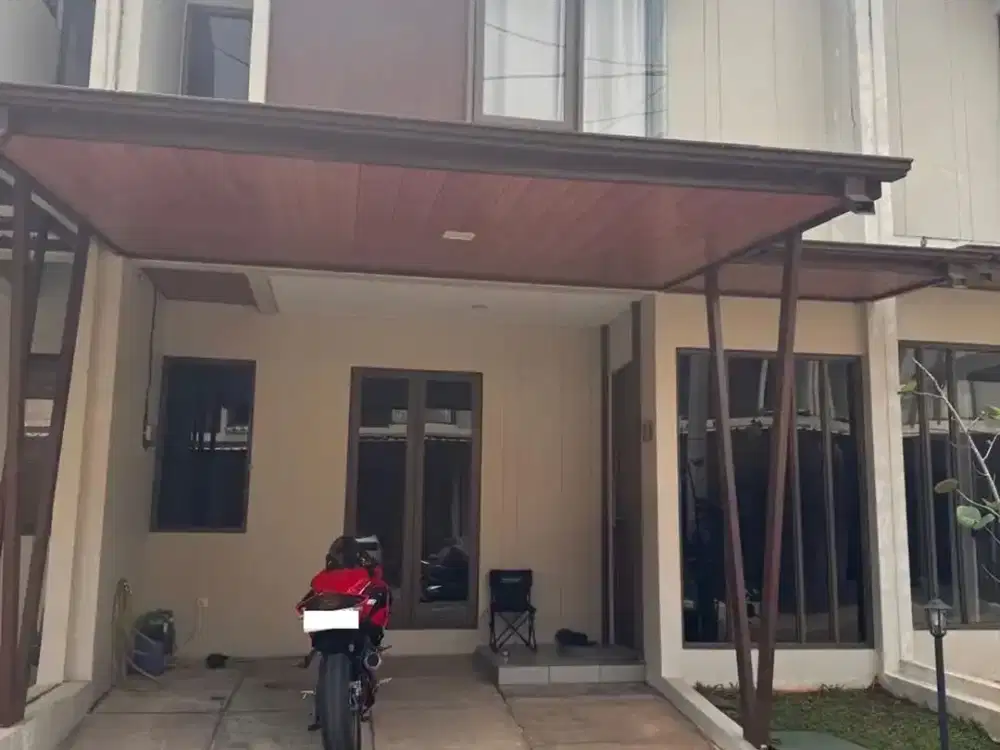 Rumah Hadap Selatan 2 Lt dekat Gerbang Tol BSD Barat Siap KPR J-51693