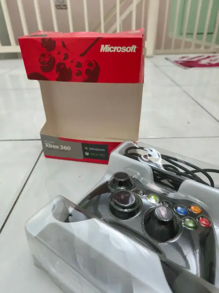 Stik Xbox 360 Wired Controller (Kabel) for PC, Laptop - Bekas Plus Box