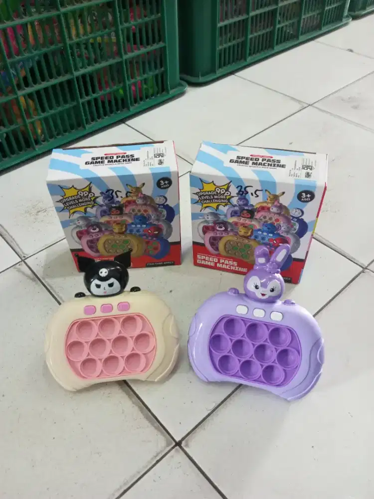 mainan anak Popit batre musik lampu