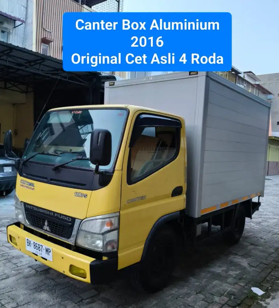 Colt Diesel 4 Roda 110Ps 2016 Canter Box Aluminium Ori Sehat Terawat
