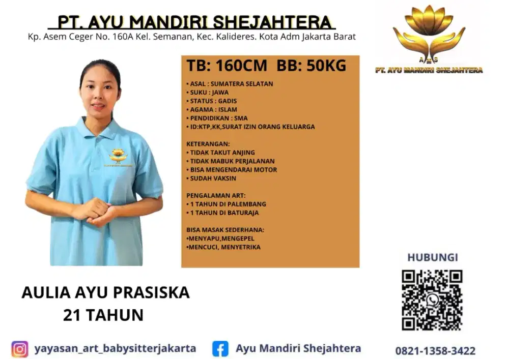 PT AYU MANDIRI SHEJAHTERA READY STOK ART DAN SUSTER