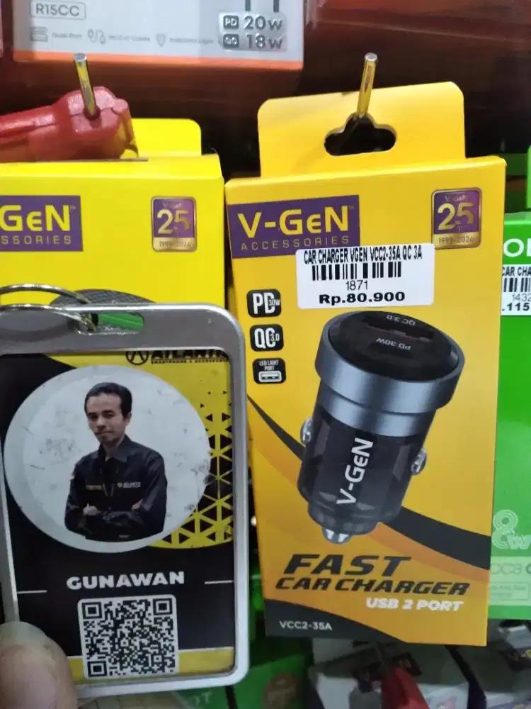 Car charger VGEN VCC2-35A ATLANTIS DAHSYAT