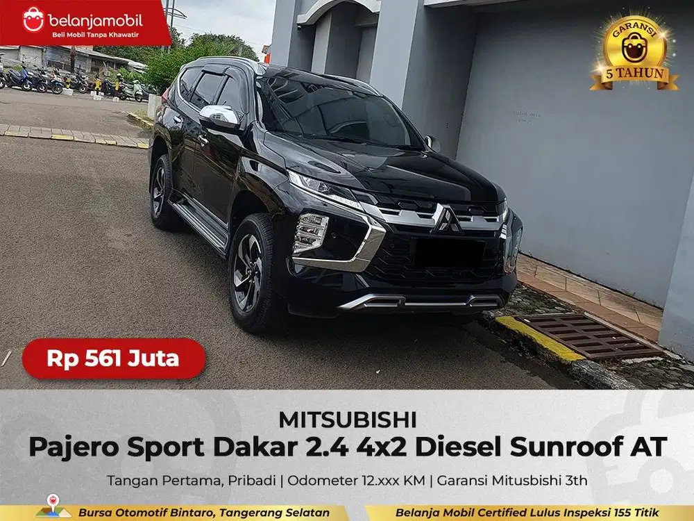 [ GARANSI 5TH ] Mitsubishi Pajero Sport Dakar 2.4 Sunroof 2025/2026