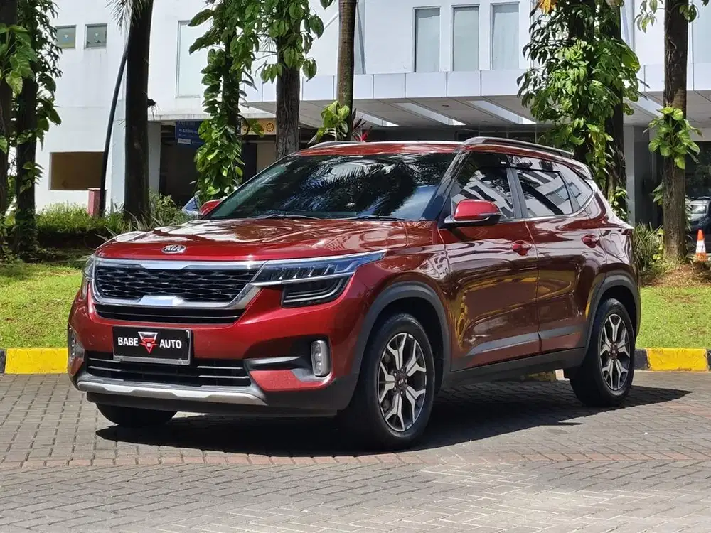 KIA SELTOS EX PLUS 1.4 DCT 2021 MERAH KM LOW