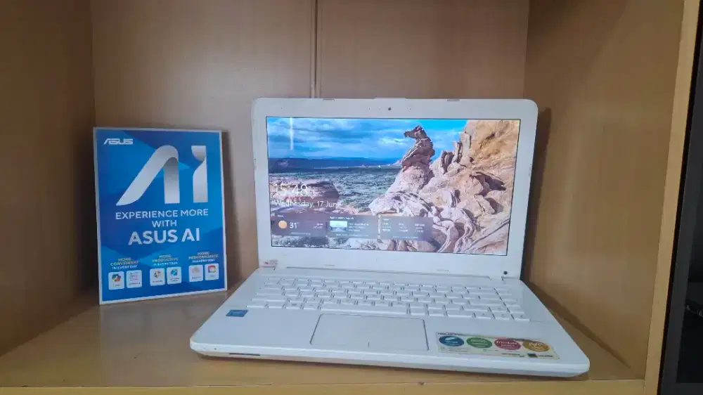 ASUS X441N, laptop siap pakai & bergaransi!