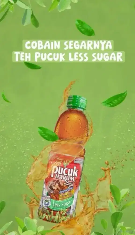 Promo 1 dus teh pucuk less sugar isi 24 pcs 350 ml