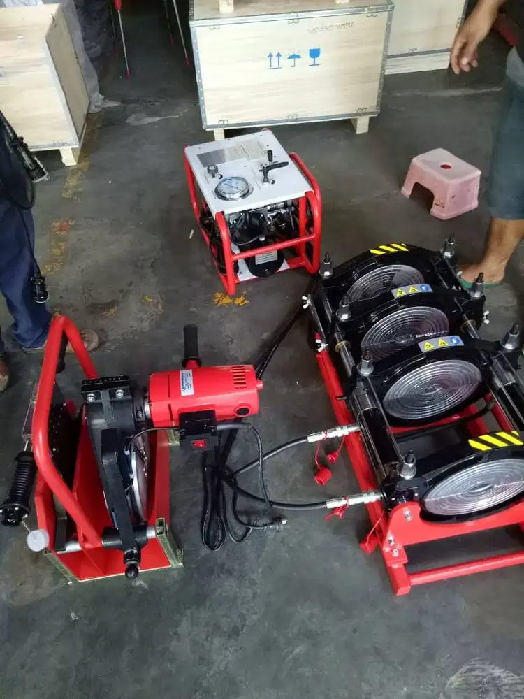 Mesin Las Pipa Hdpe Hydraulic 200mm Butt Fusion Welding machine