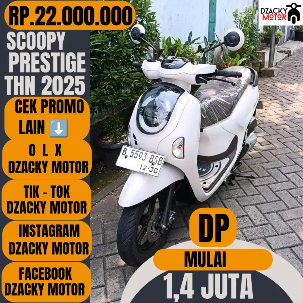 SCOOPY PRESTIGE 2025 SECOND LIKE NEW