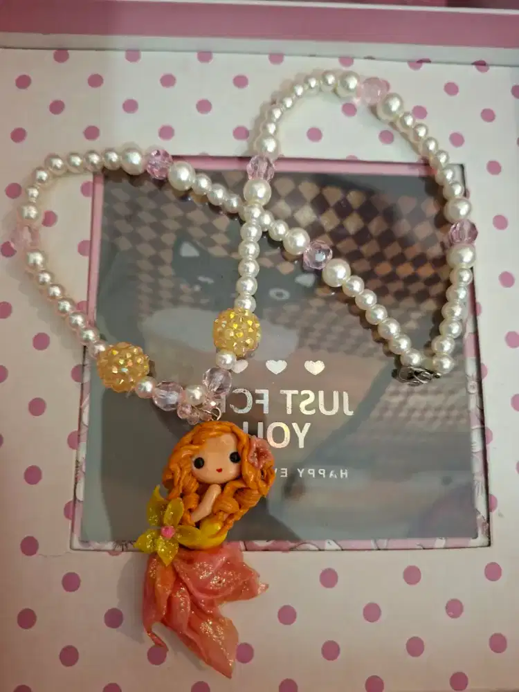 Kalung mutiara handmade mermaid
