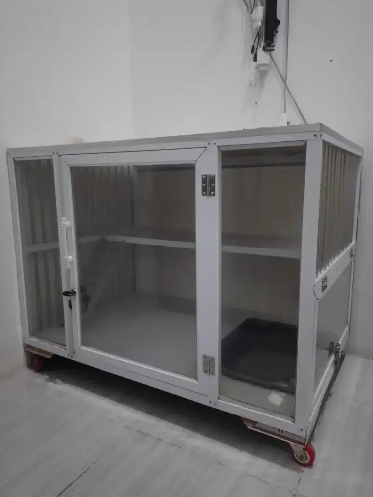 Kandang kucing aluminium MULUS