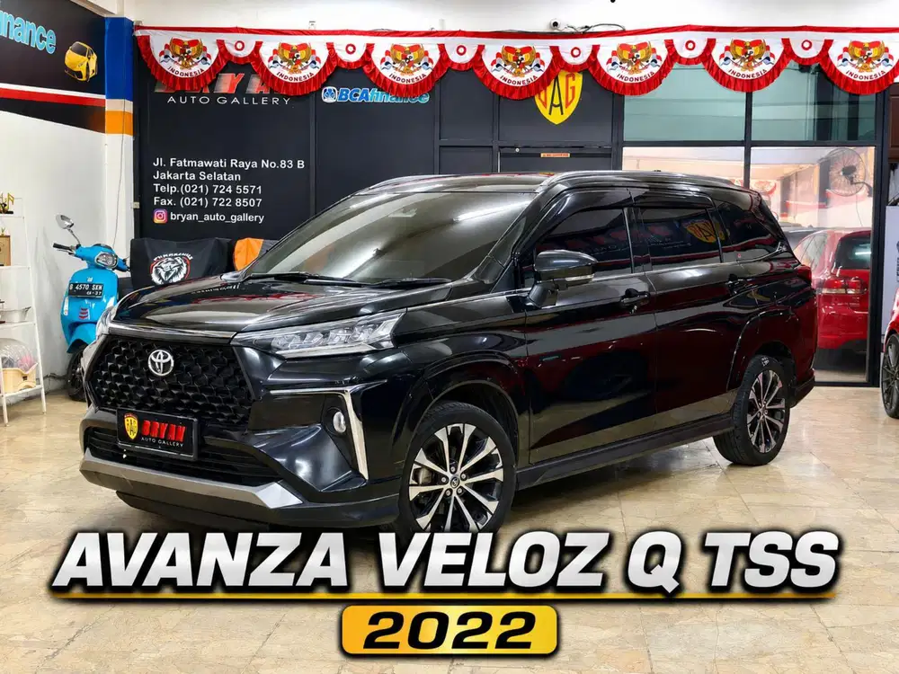 DP MURAH LOW KM TOYOTA AVANZA VELOZ Q TSS 2022 HITAM