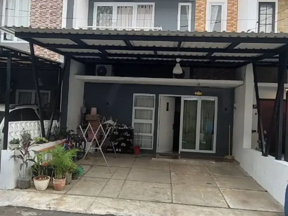 Rumah 10 Mnt ke Gerbang TOL Cibubur SHM Hadap Timur Siap KPR  J-41044