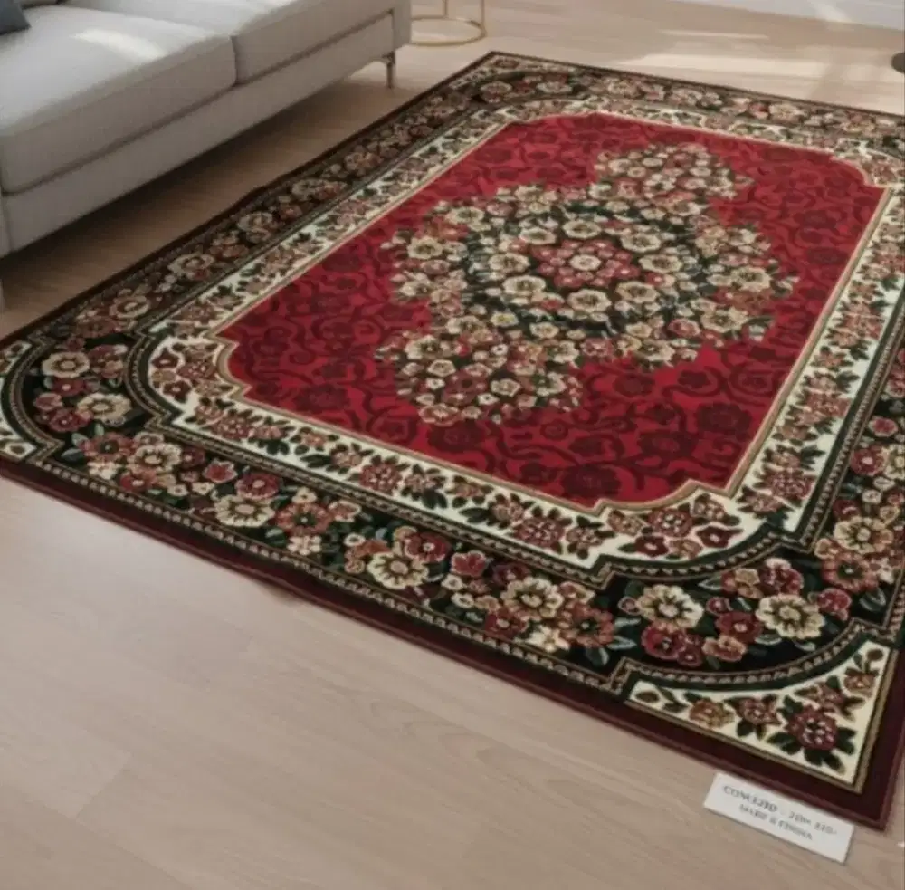 Karpet Persia New Baru Merk Concord 210 x 310 Red Ruby