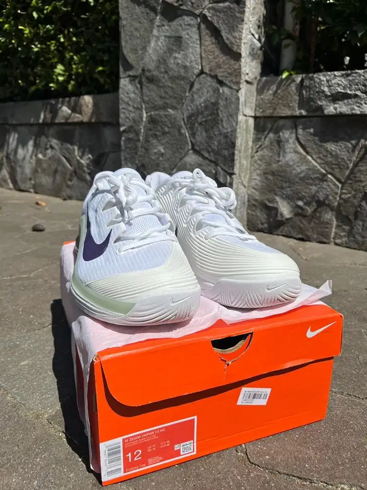 NIKE Men Tennis Vapor 12 Hard Court Shoes Sepatu Tennis Pria