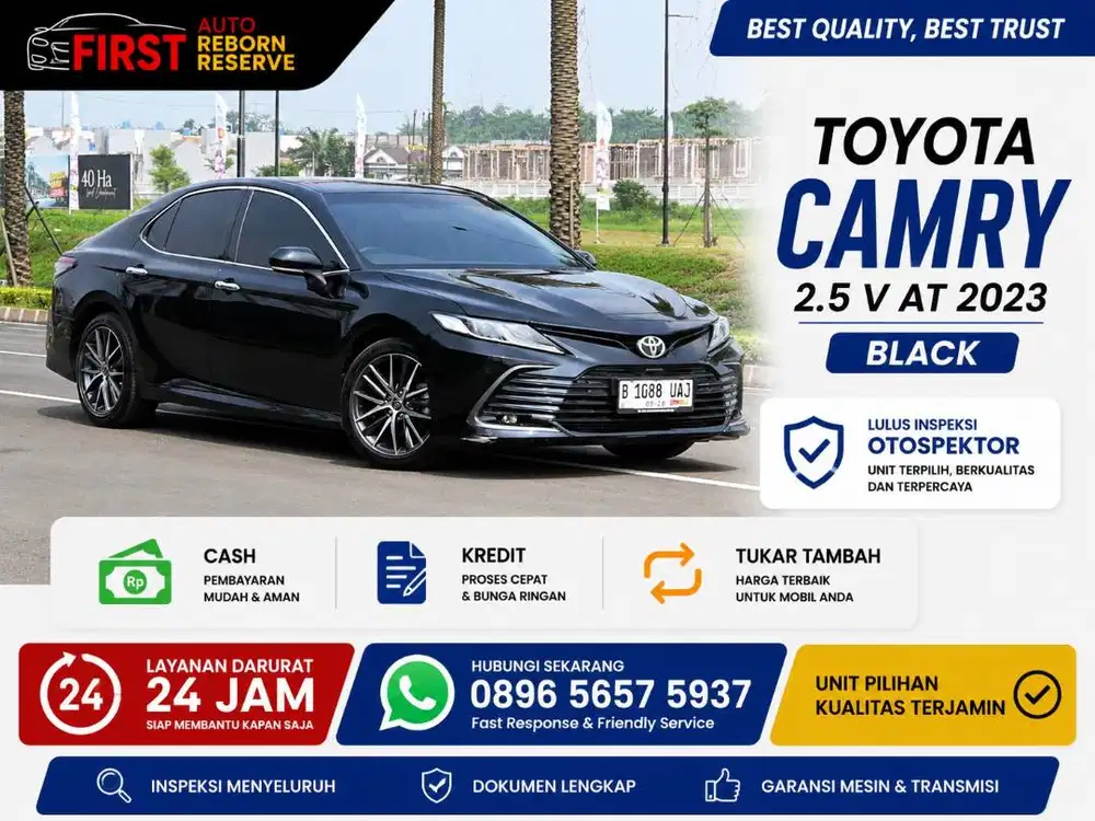 20rb KM  - Toyota Camry 2.5 V 2023 Black