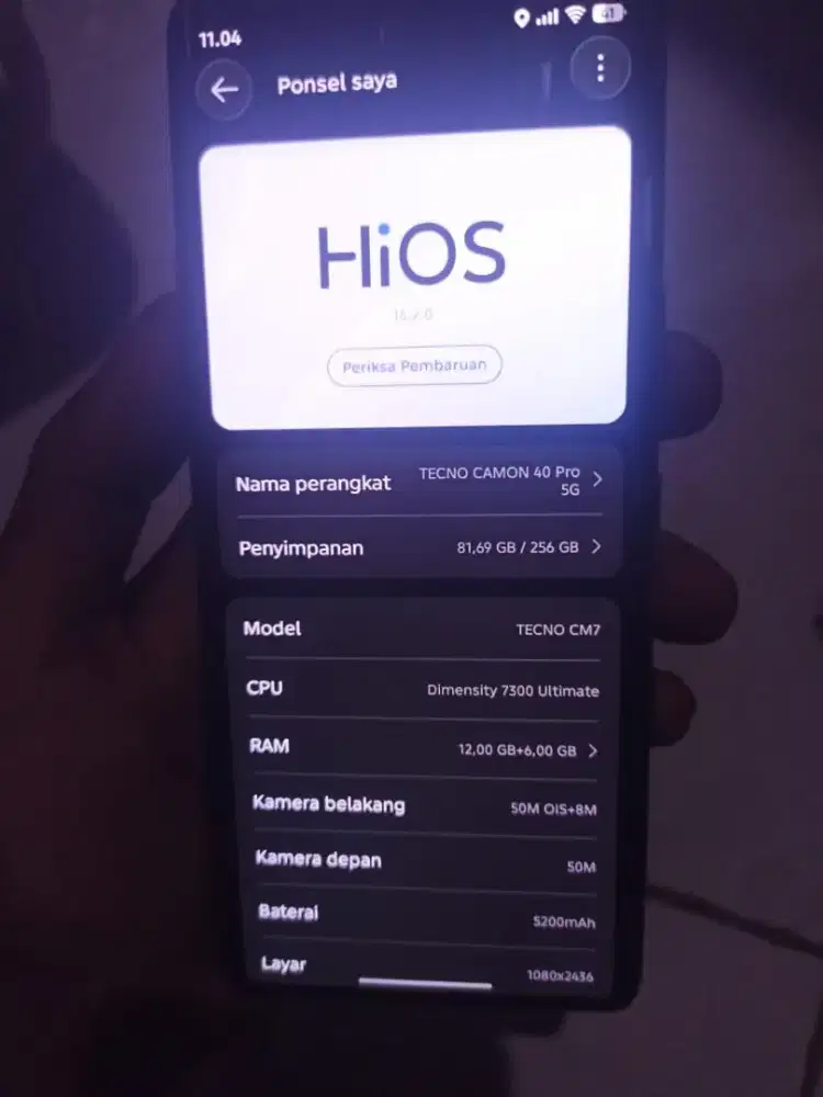 Tecno camoon 40 Pro 5G