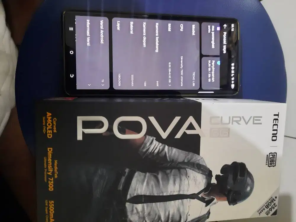 Hp tecno pova curve