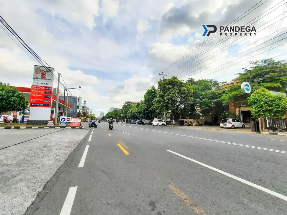 Tanah 1300 m2 Premium Jl. Hos Cokroaminoto Dekat Pasar Klithikan Pakuncen Jogja, Dekat Janabadra, RS Ludira Husada, Cocok Hotel, Apartemen
