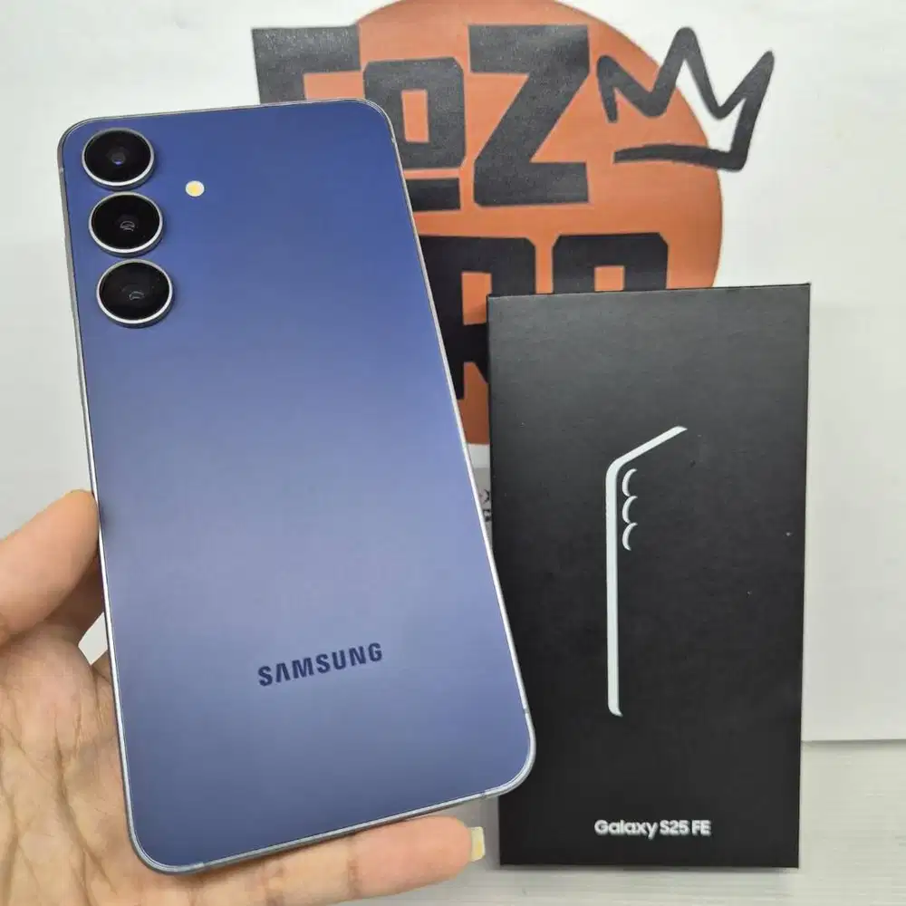 Samsung S25 FE 8/256GB NAVY  Mulus Fullset Like NEW EX SEIN