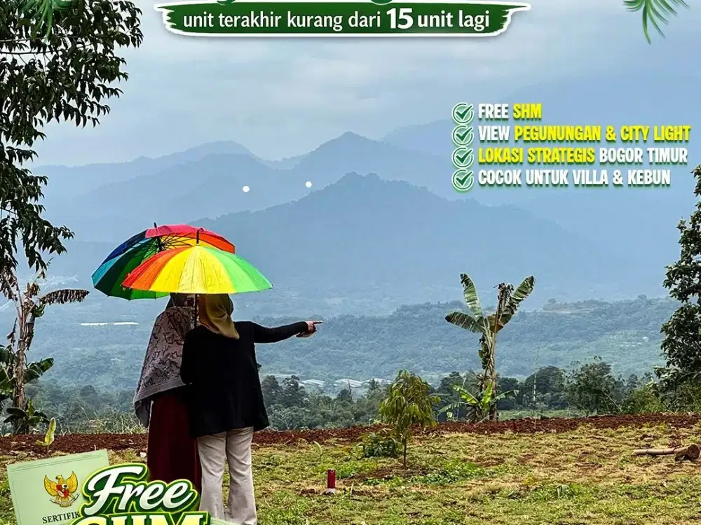 SIMFONI HIGHLAND INVESTASI TANAH TERBAIK DENGAN VIEW TERBAIK