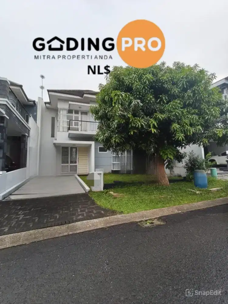 DIJUAL RUMAH CANTIK SIAP HUNI 2 LANTAI DI KOTA WISATA CIBUBUR