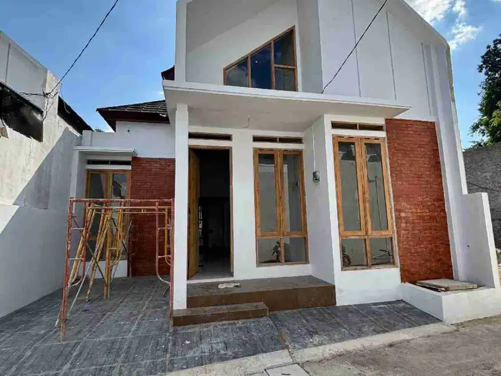 RUMAH CANTIK SCANDINAVIAN MODERN KEKINIAN DI PLERET BANTUL DEKAT POLSEK PLERET